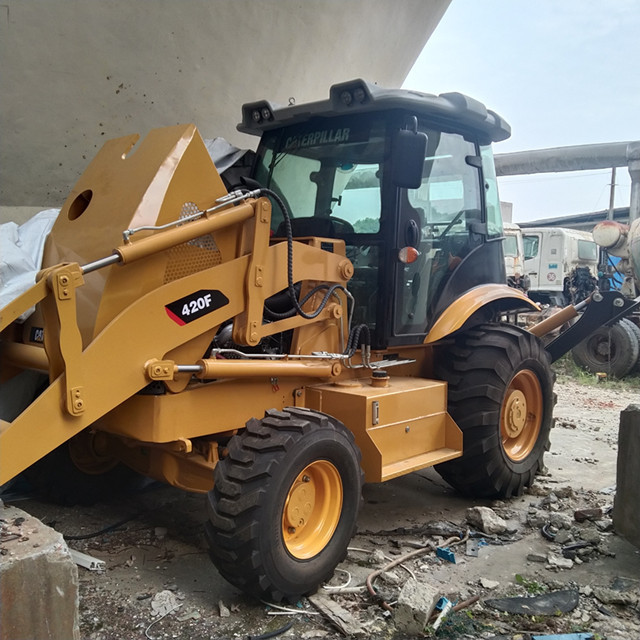 top factory china factory direct wheel loader backhoe cat420f front end backhoe loader with price hot sale in shanghai