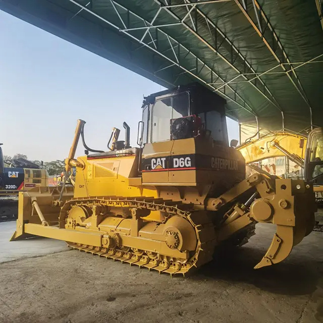 Second Hand Caterpillar Dozer Used Original CAT Crawler Bulldozer Cheapest D6D D6G-2 D6H D6R D5H D7G Crawler Dozer with Ripper