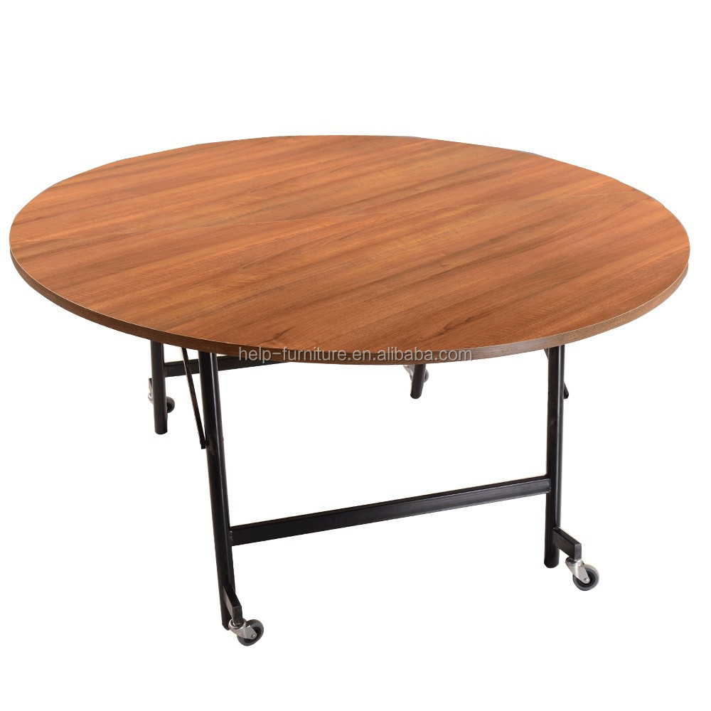 China dinner round big lots folding table with top quality