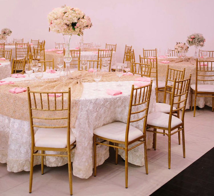 Factory wholesale quality event banquet wedding stacking chiavari tiffany chair