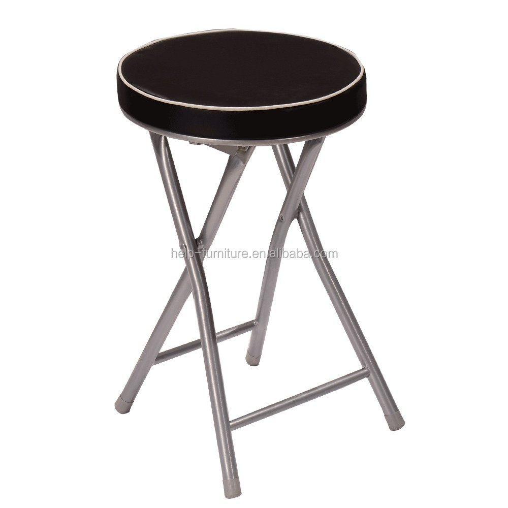 Cushion round folding stool