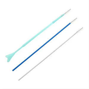 Wholesale Disposable sample cyto cleaning head plastic handle sterile medical endocervical cervical sampling cytologyexamination