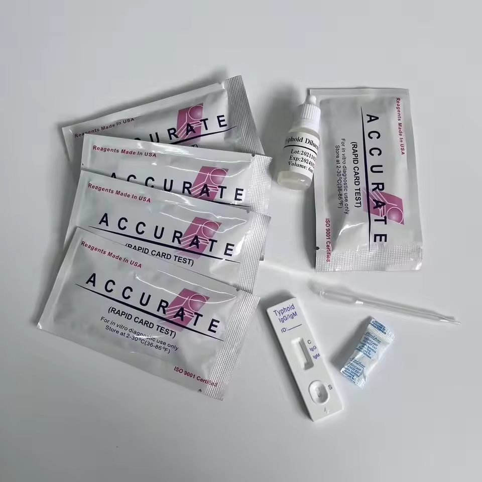 Wholesale High Accuracy Antibody HBsAG/Syphilis/HIV/Typhoid Kit Rapid Test Kit One Step Test For Infectious Disease Treatment