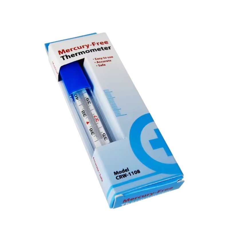 Wholesale Price High Quality Medical Clinical Gallium Oral Mercury Free Thermometer Glass Armpit Thermometer