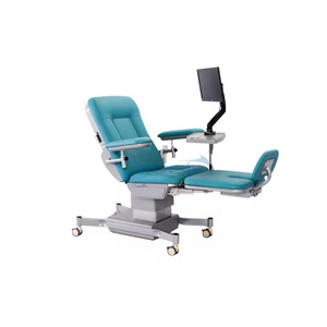 Wholesale 2024 Medical Electric Height Adjustable Used Patient Dialysis Treatment Chair Blood Collection Donor Chair