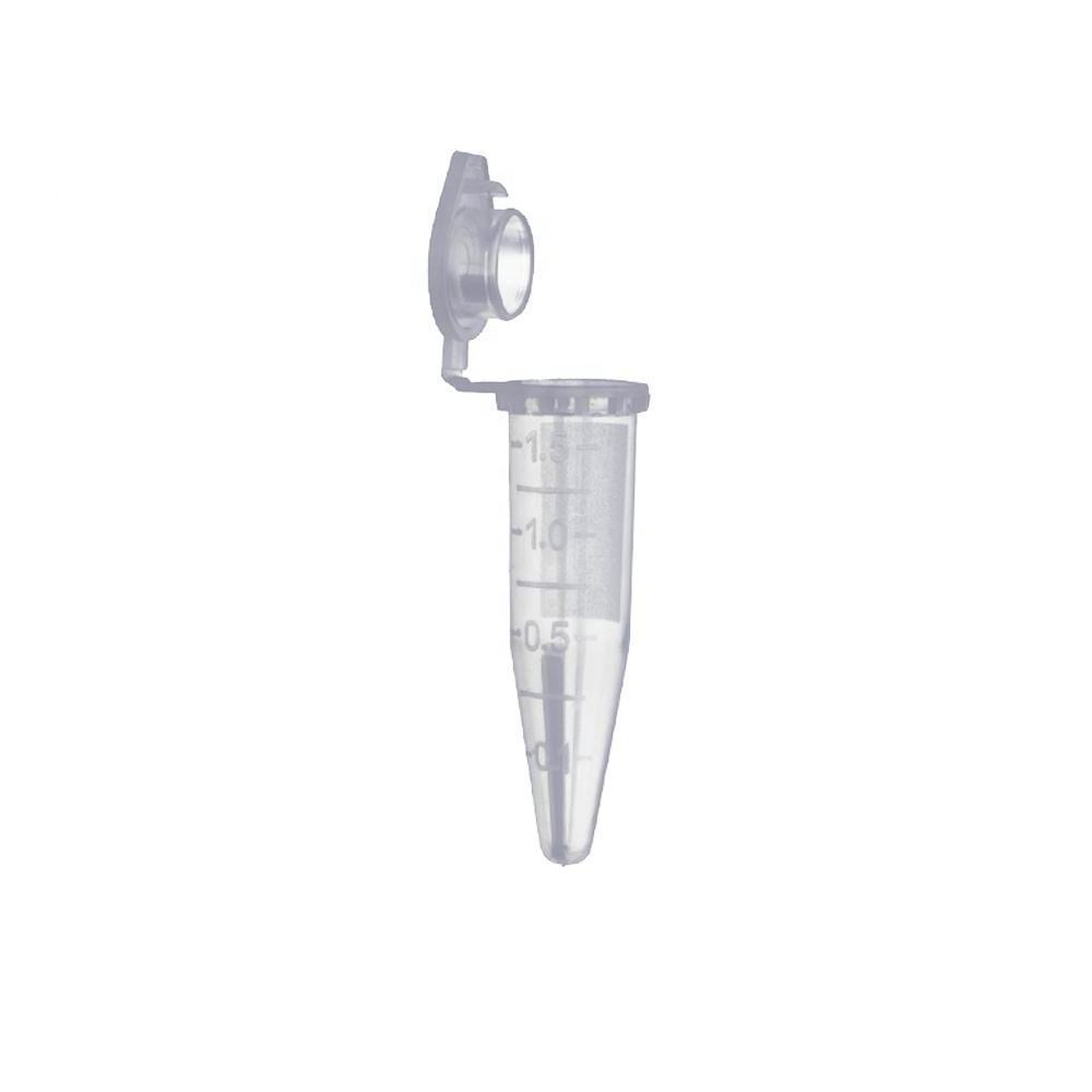 Wholesale Laboratory Clear Plastic Microcentrifuge Falcon Tube MCT Conical Micro Centrifuge Tube 1.5ml 0.5ml 0.2ml