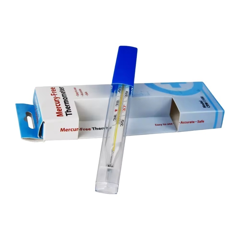 Wholesale Price High Quality Medical Clinical Gallium Oral Mercury Free Thermometer Glass Armpit Thermometer