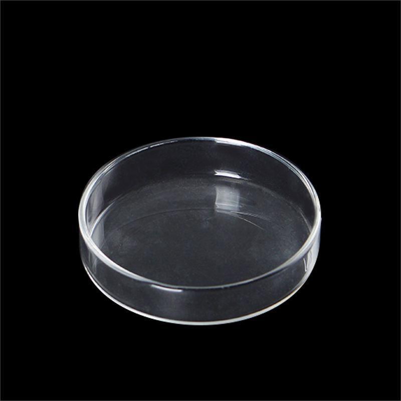 Wholesale Laboratory glassware culture dish animals plants bacteria boro 3.3 glass petri dish with high quality