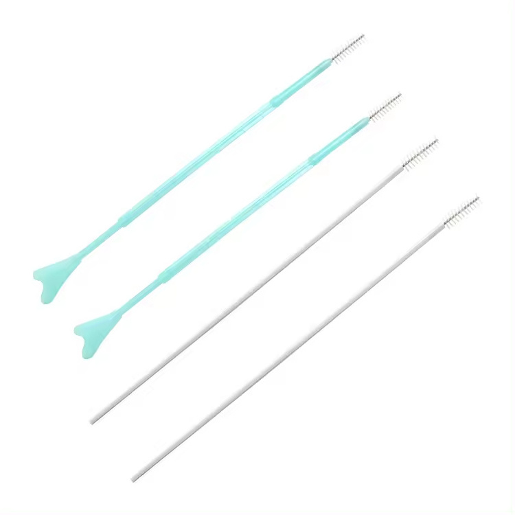 Wholesale Disposable sample cyto cleaning head plastic handle sterile medical endocervical cervical sampling cytologyexamination