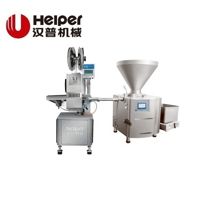 Automatic sausage making machine production line industrial automatic vacuum sausage filler stuffer