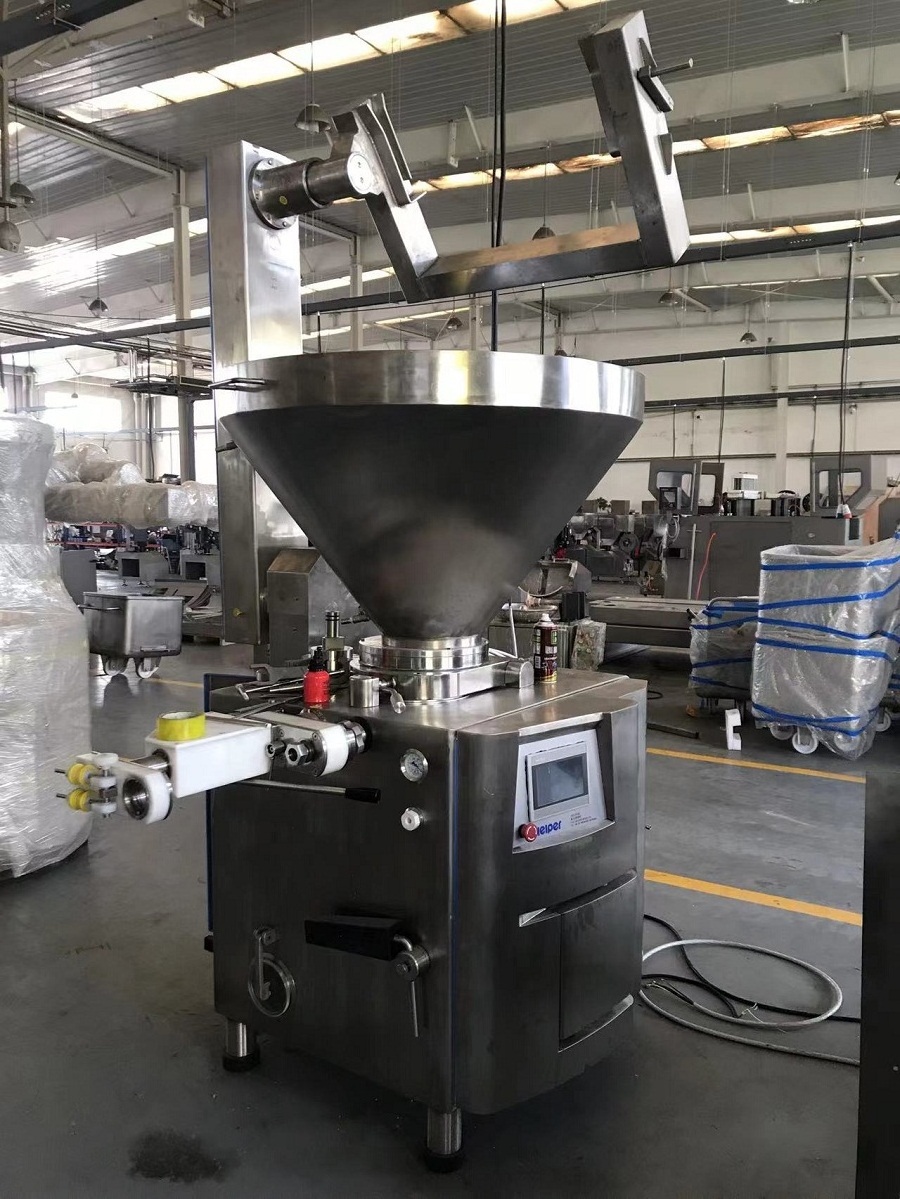 Automatic sausage making machine production line industrial automatic vacuum sausage filler stuffer