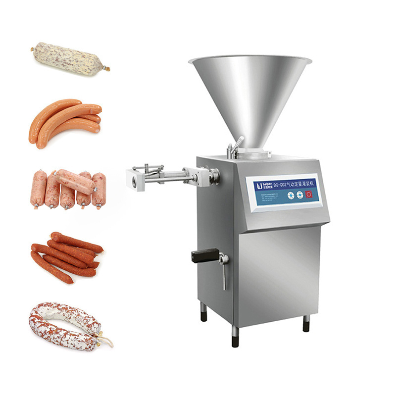 Industrial Sausage Stuffing Tying Filling Filler Meat Product Making Machine Automatic for Vacuum Sausage Stuffer Maker