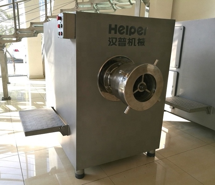 helper industrial big size mincer mixer machine meat grinder mincer machine frozen meat grinder machine