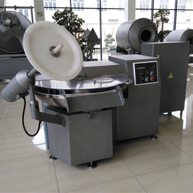 automatic meat emulsify bowl cutter machine 2022 hot sale product meat cutter machine bowl