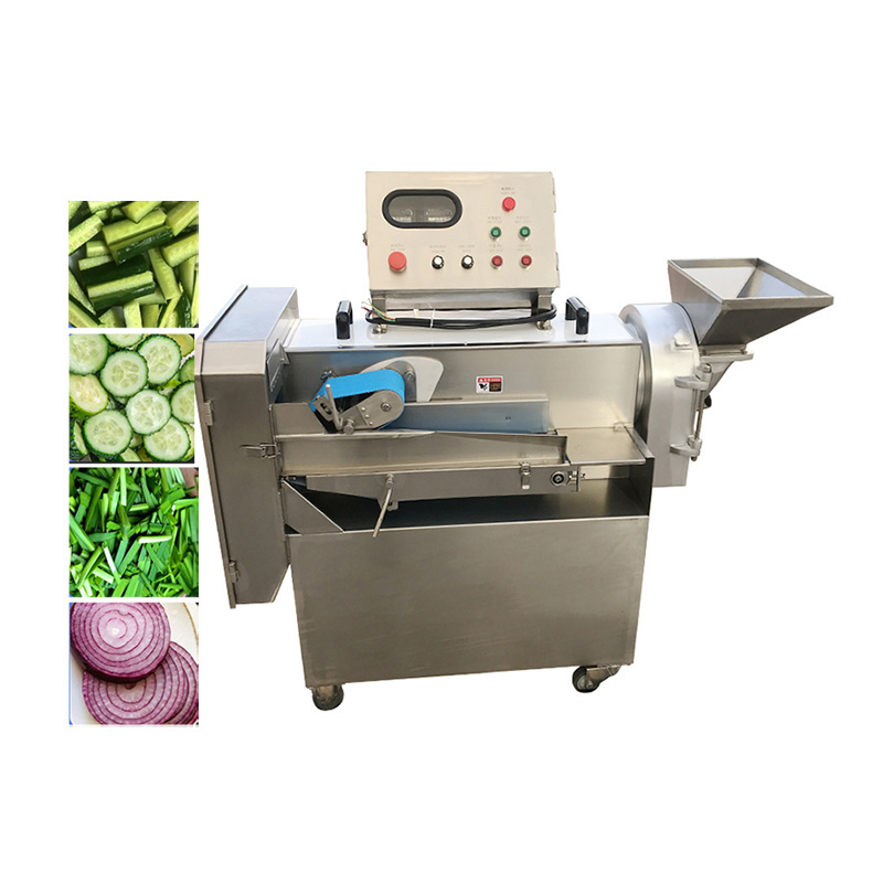 Stainless steel automatic sweet potato crisp green spring onion slicer vegetable cutter chopper commercial