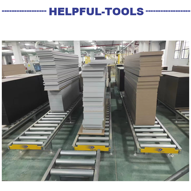 HLM-X4 Roller table No power roller conveyor line Roller trolley Weihai helpful other woodworking machine