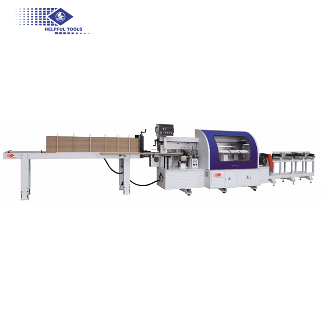 Helpful brand HB109 fully automatic multifunction L shape wood door frame edge banding machine WEIHAI WOODWORKING MACHINE