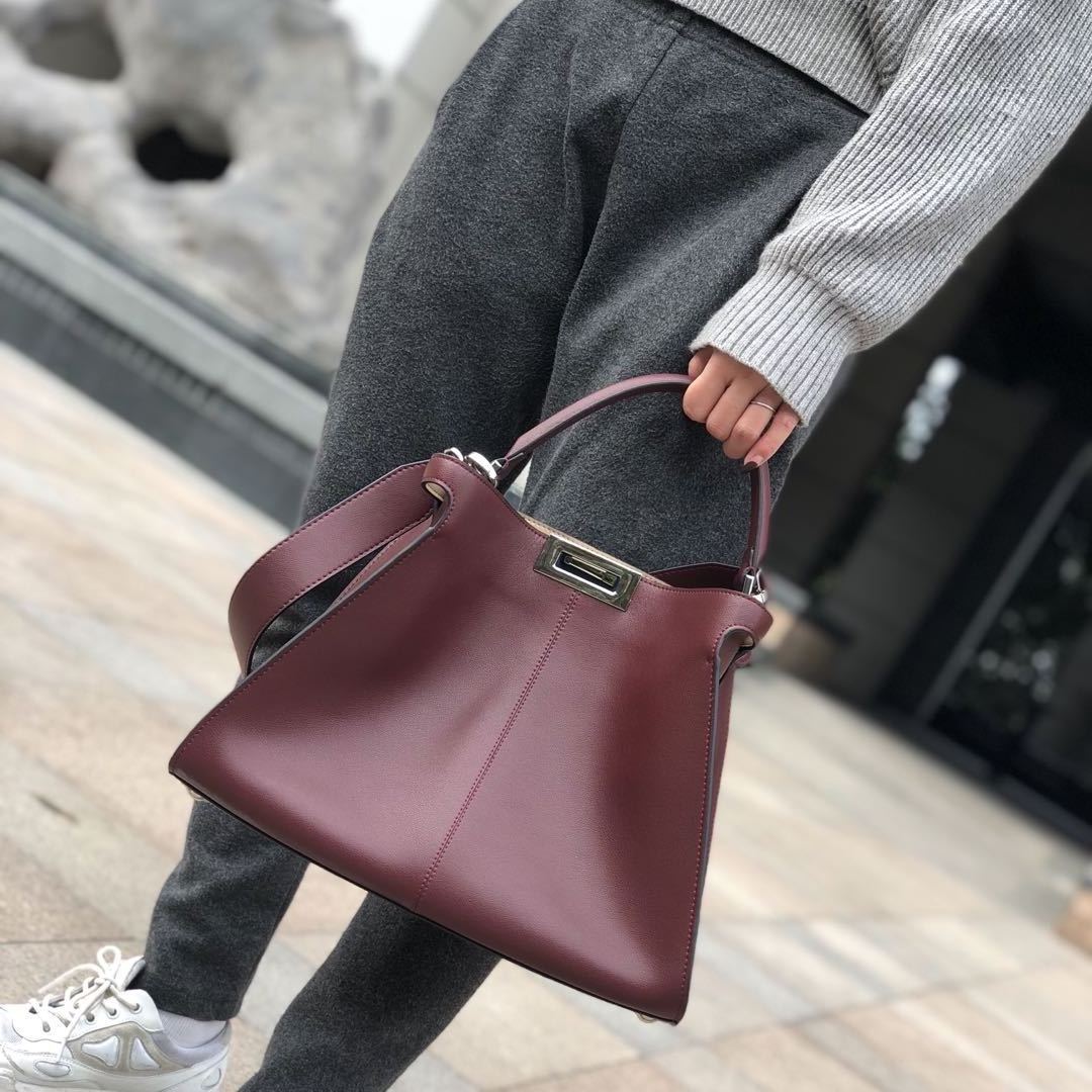 Fashion Luxury Handbags Women Bags Designer Real Cowhide Soft  Leather Shoulder Bag Office Ladies High Quality Messenger Bags