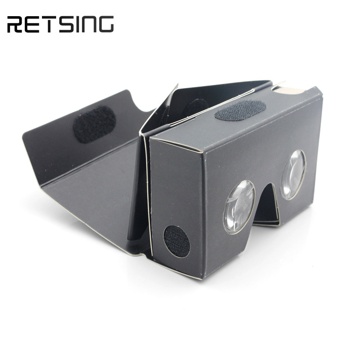 Factory Supply Cheap Google Cardboard V2.0 VR 3D Glasses for Smartphone Virtual Reality Cardboard VR Viewer