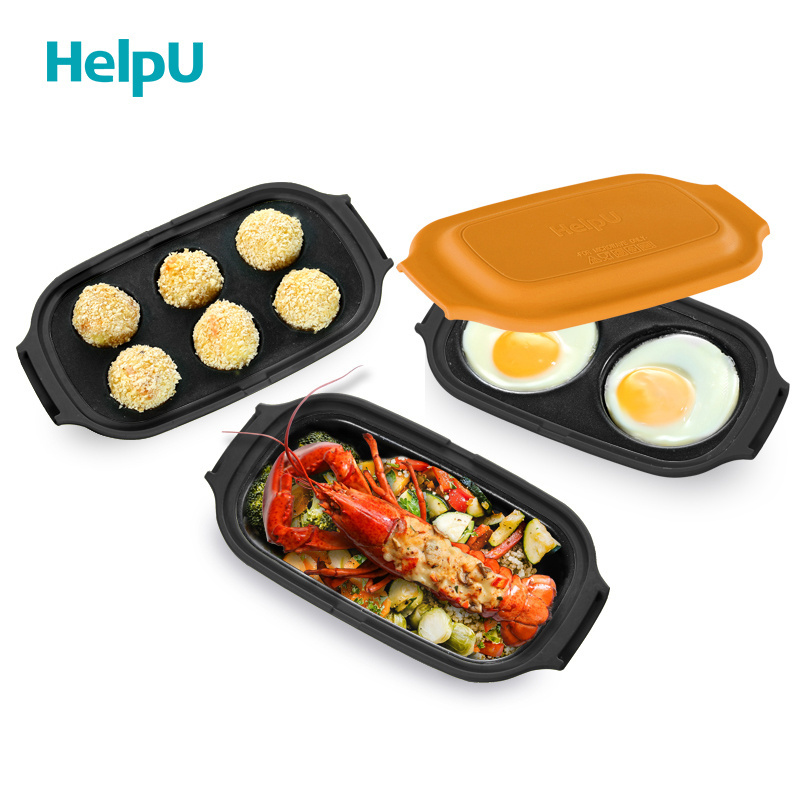 New TV Hot Item Dishwasher-Safe  Nonstick Pot Microwave Oven  Microware Egg Potato Fryer and Meat Ball Cooker Microwave Grill M