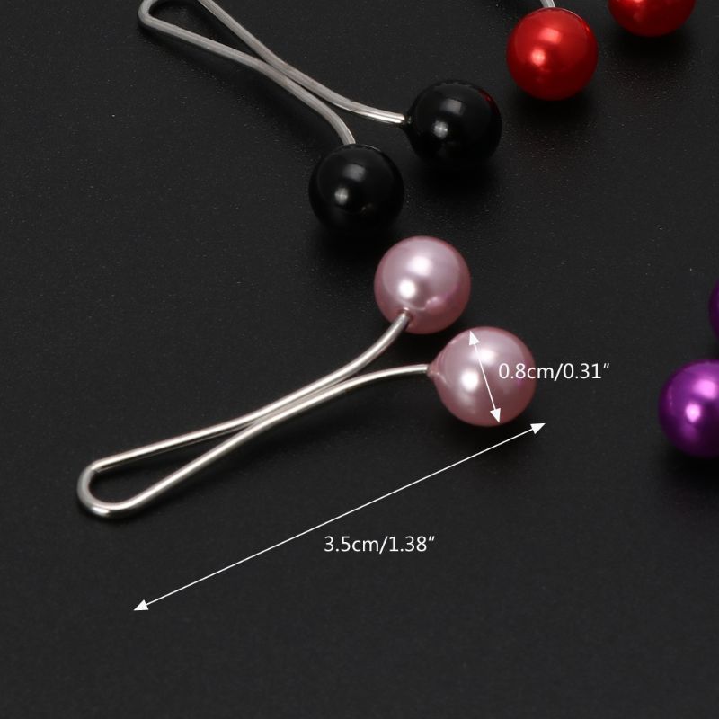 2022 ladies U-shaped pearl scarf clip accessories neck clip head scarf accessories small accessories wholesale