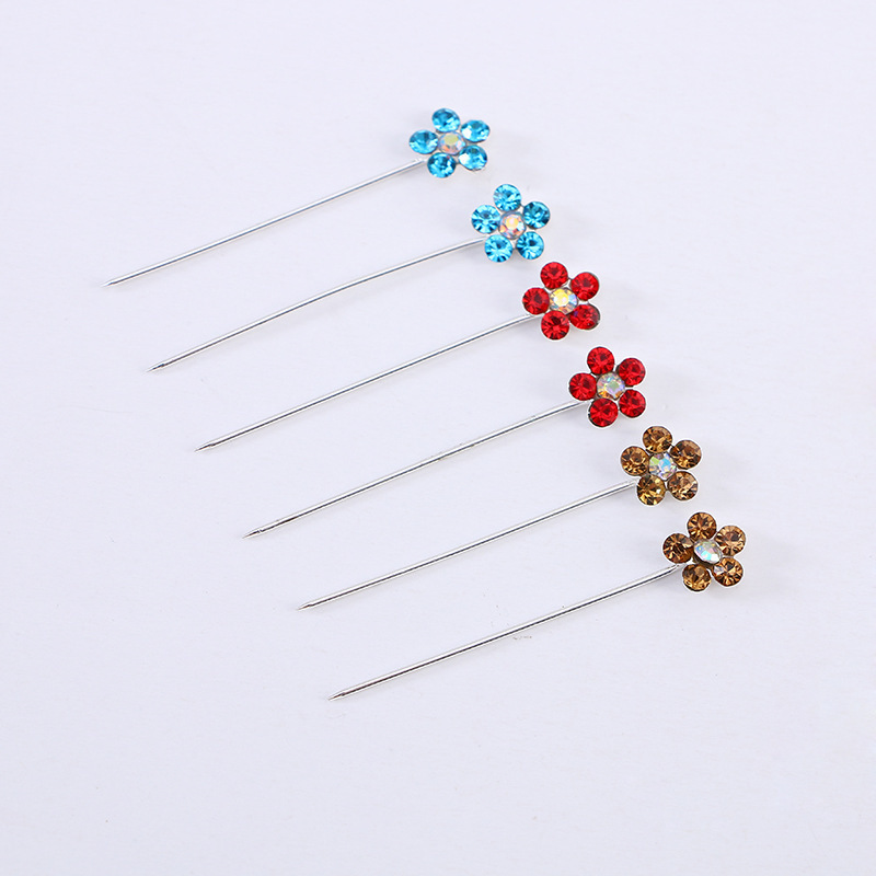 Fashion popular hijab safety pin with crystals