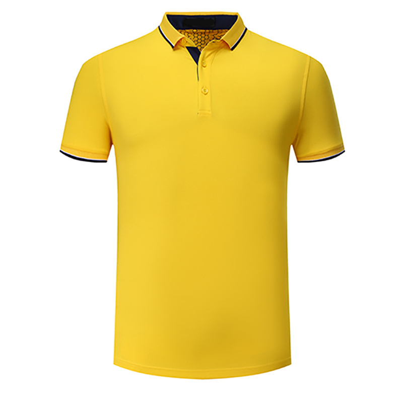 Tee-Shirts Polo OEM Design Polo Shirt Custom Polo Shirts With Logo Yellow Color