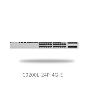 Hot selling C9200L-24P-4G-E 24 ports POE Manageable Layer 3 Gigabit Switch