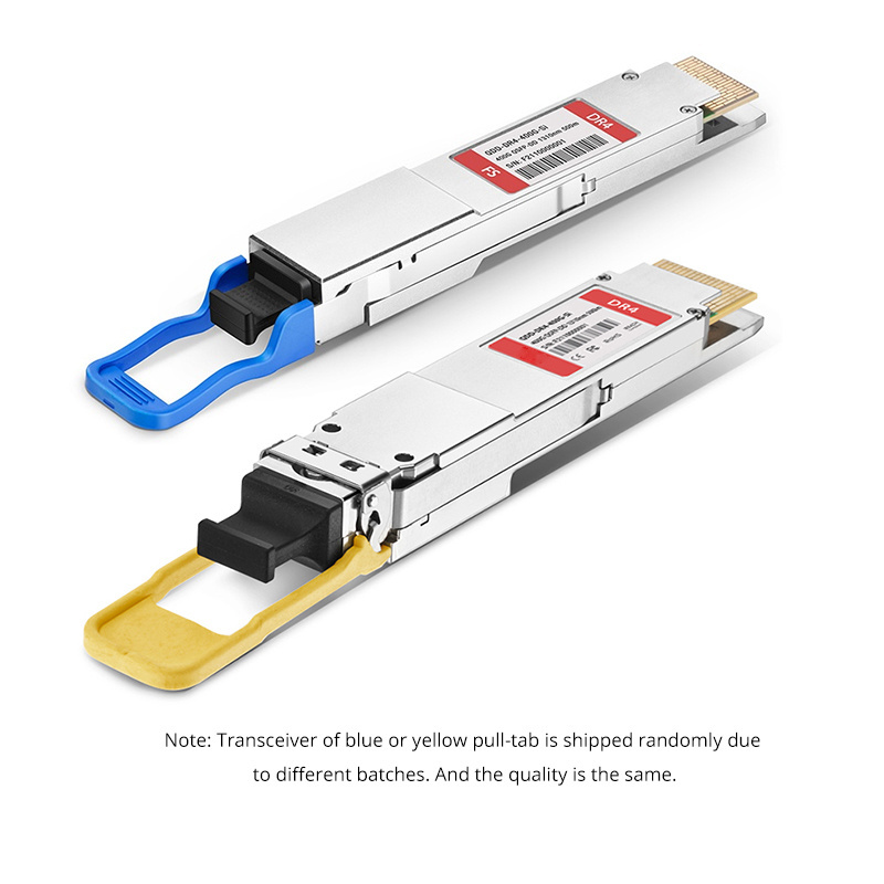 QDD-400G-DR4-S Compatible QSFP-DD 400GBASE-DR4 PAM4 1310nm 500m DOM MPO-12/APC SMF Optical Transceiver Module