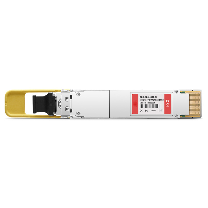 QDD-400G-DR4-S Compatible QSFP-DD 400GBASE-DR4 PAM4 1310nm 500m DOM MPO-12/APC SMF Optical Transceiver Module