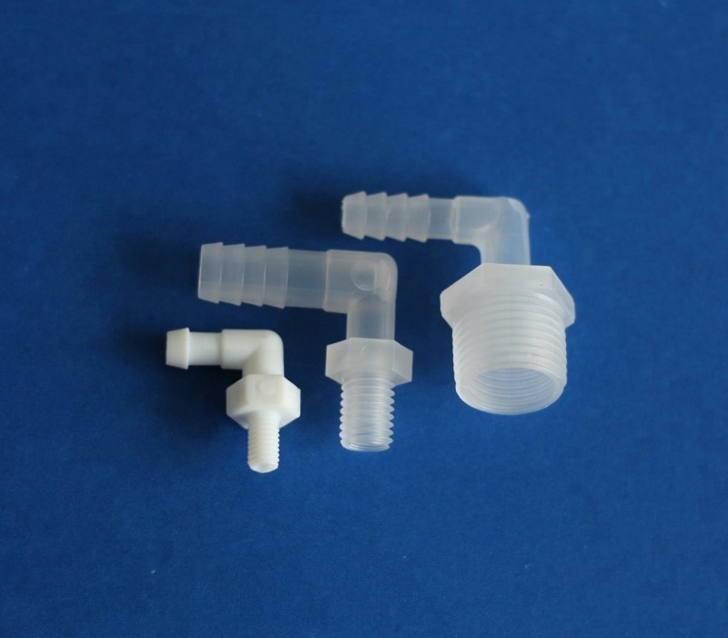 Plastic male thread to Barb elbow fitting adapter 90 degree threaded barbed hose pipe tubing connector