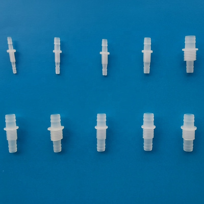 Plastic straight reduction barbed thread panel mount bulkhead reducing hose joiner tubing connector