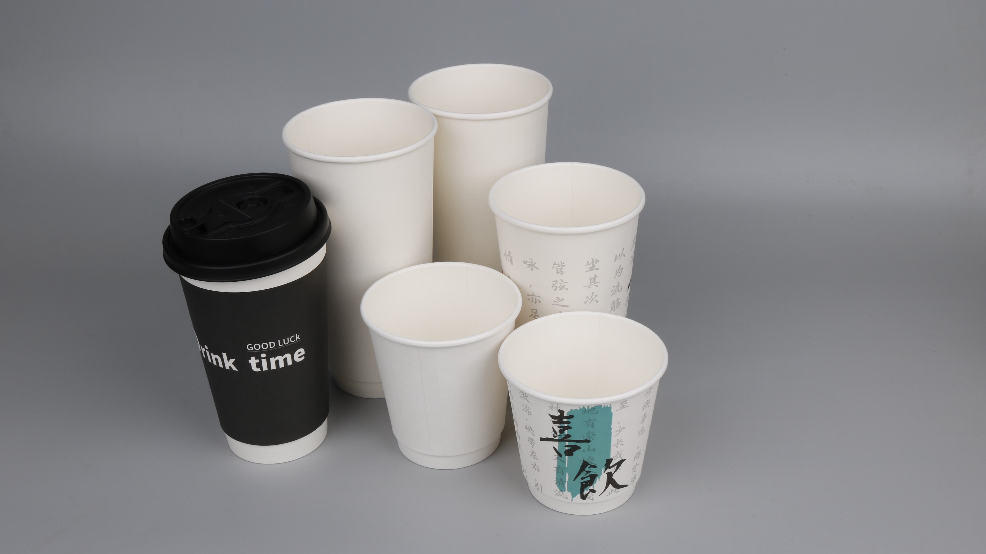 Double Wall Ripple Paper Coffee Cups Wholesale Custom Logo Print Double Wall Cup Paper