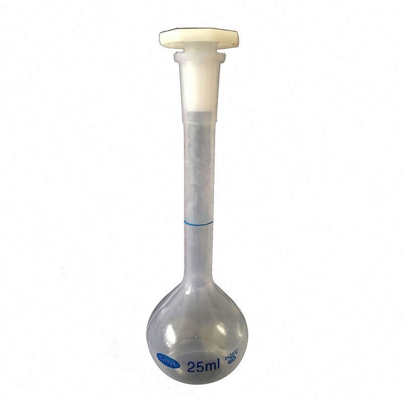 Gelsonlab HSCW-021 25ml Plastic volumetric flask , Measuring Flask for Laboratory