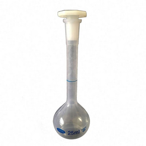 Gelsonlab HSCW-021 25ml Plastic volumetric flask , Measuring Flask for Laboratory