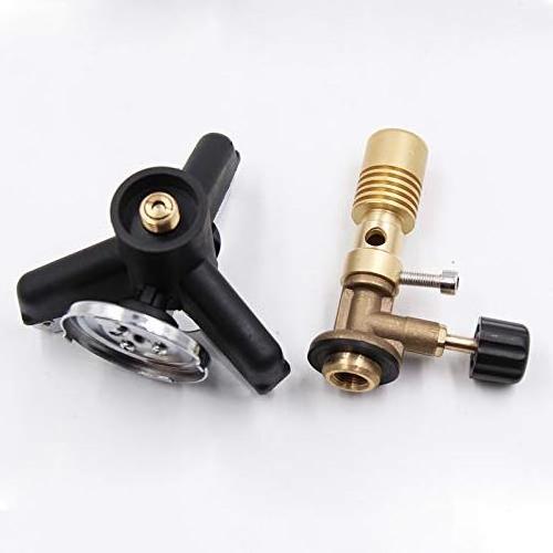 Gelsonlab HSG-285 Brass Lab Premium Bunsen Burner Designed for Butane Canister with Gas and Air Adjustment