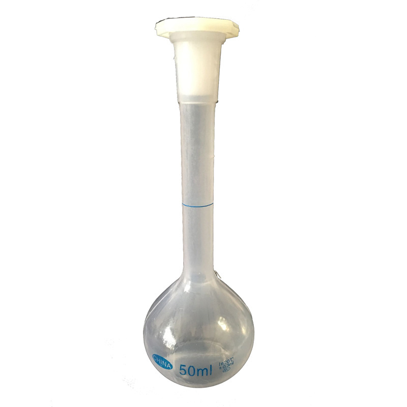 Gelsonlab HSCW-021 25ml Plastic volumetric flask , Measuring Flask for Laboratory