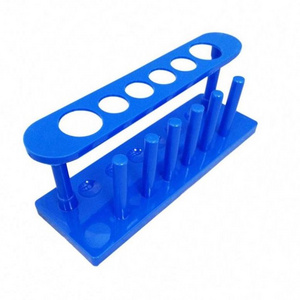 Gelsonlab HSG-013  Lab plastic Test Tube Rack 6 POLES 6 PLACE HOLE DIA 19MM