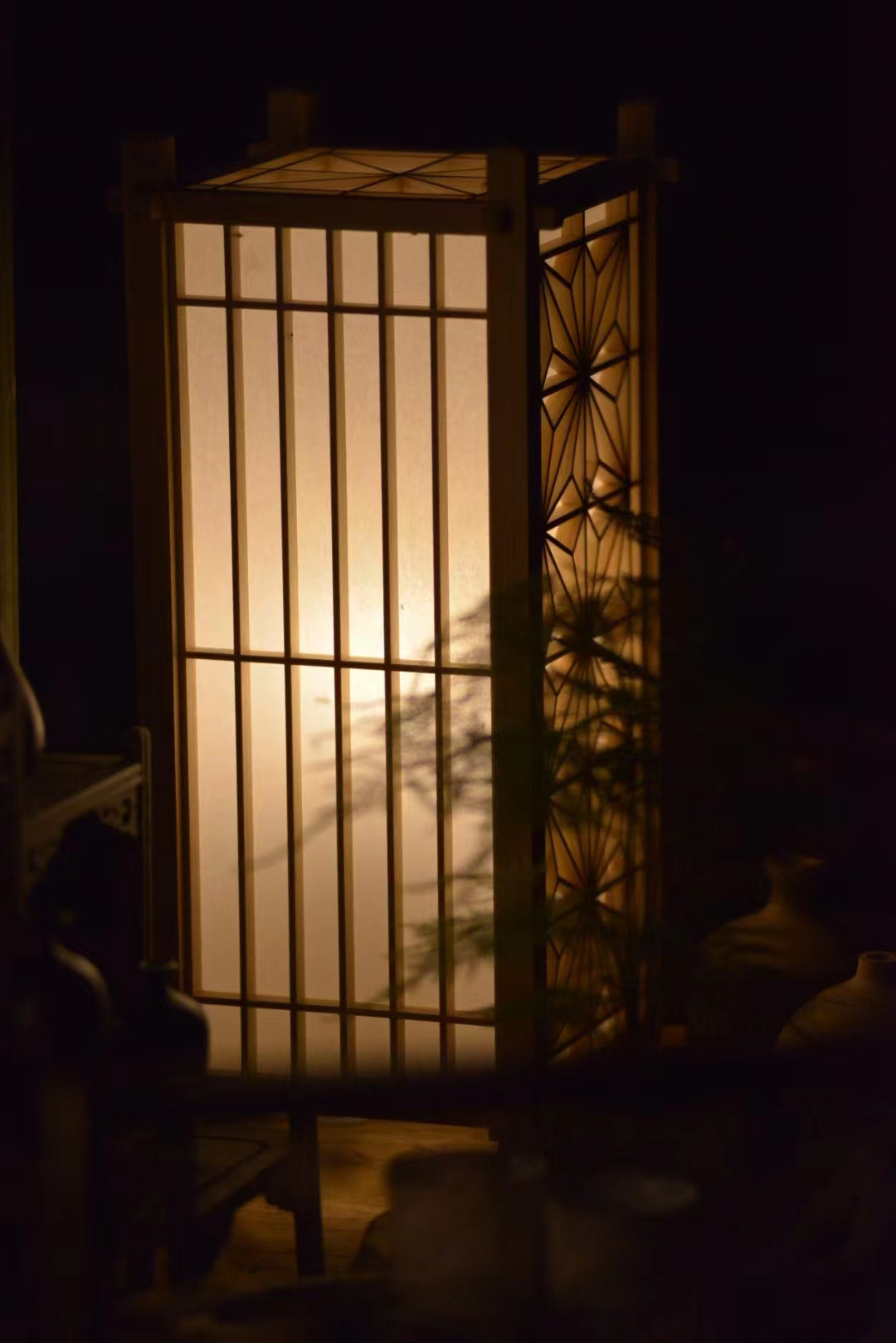 japanese craft table lamp