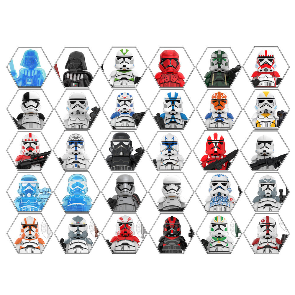 Koruit Factory Star The Clone Trooper Storm Trooper Darth Vader 501st Mini Action Figures Wars Building Blocks Toys For Children