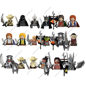 TV6402 TV6401 Sauron Ringwraith Goblin Orcs Uruk-Hai Movie Characters Minifigs Building Blocks Popular Educational Toys for Kids