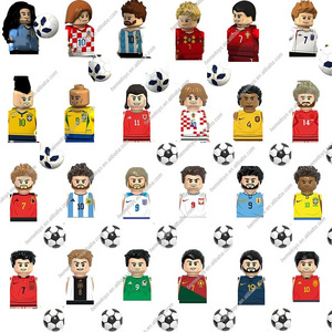 Hot Sale Famous Football Player Star Soccer  Basketball Team Sports Mini Building Block Figures Toys G0103 G0104