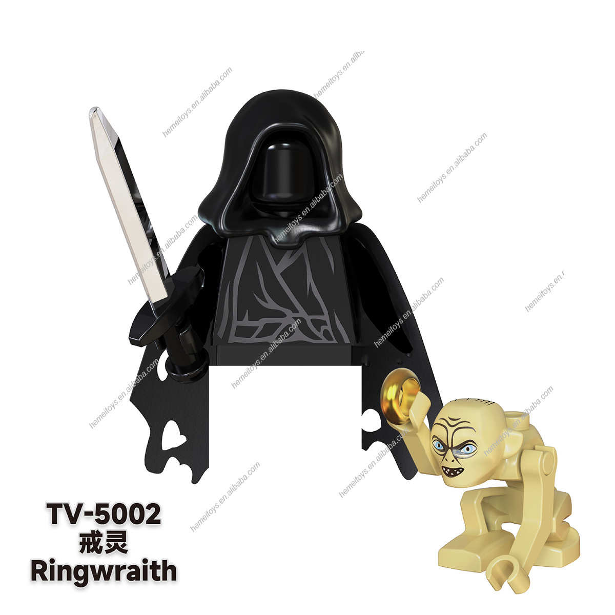 TV6402 TV6401 Sauron Ringwraith Goblin Orcs Uruk-Hai Movie Characters Minifigs Building Blocks Popular Educational Toys for Kids