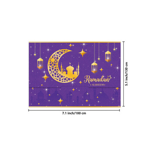 12Pcs Eid Mubarak Envelopes Card Holder Ramadan Mubarak Decoration 2024Invitation card party Holiday Eid envelope for money gift