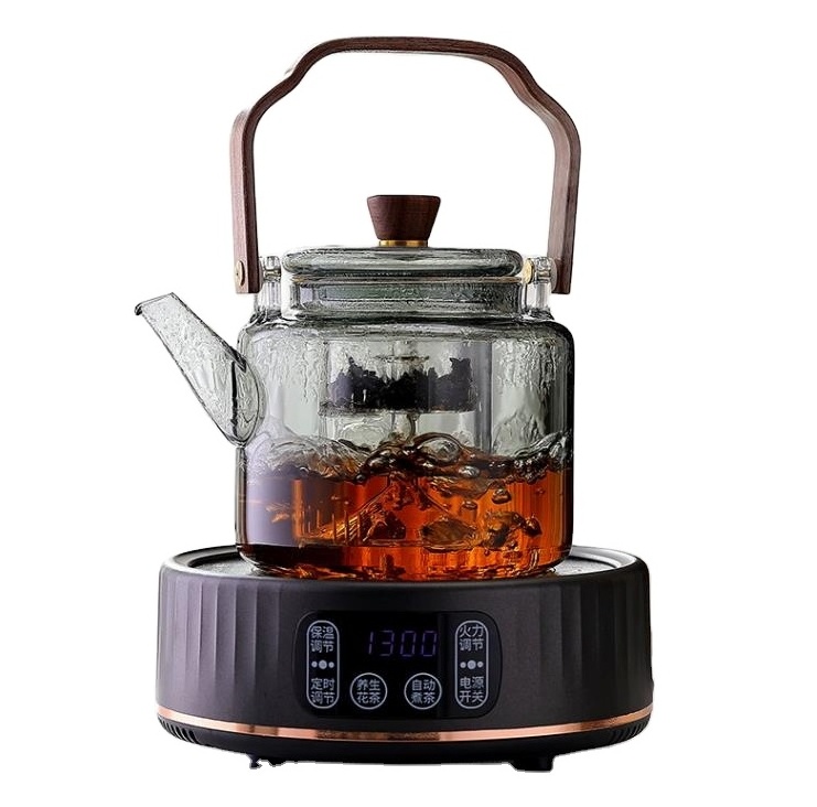 Glass Teapot Set Stovetop Safe Tea Infuser Maker with Glass Infuser Blooming & Loose Leaf Tea Maker Pot