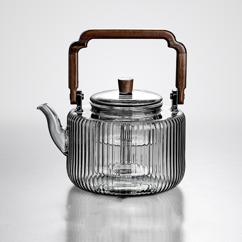 High quality Heat Resistant Glass Teapot Chinese kung fu Tea Set Kettle Coffee Glass Maker Convenient Tea Pot