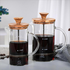 Home Thick & Durable Glass Manual Syphon Siphon Coffee French Press Tea and Coffee Maker