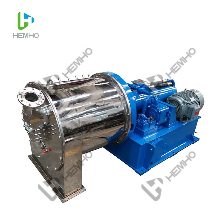 Small Industrial Liquid Solid Separator 300KG Pusher Centrifuge