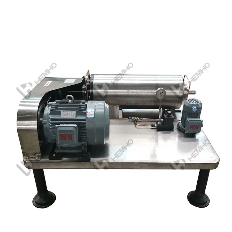 HY80 HY120 Continuous Flow Centrifuge Liquid Solid Separator Centrifuge