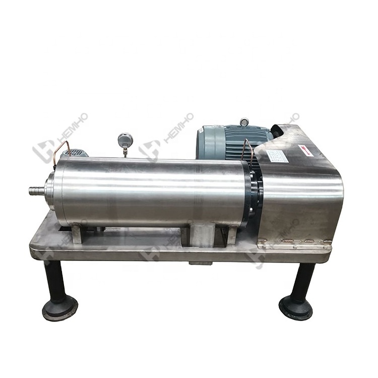 High Speed Continuous Flow Stainless Steel Pilot Scale Horizontal Decanter Centrifuge